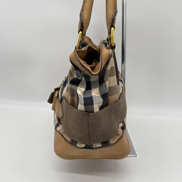 Burberry Signature Logo Satchel Handbag - Picture 4 of 16